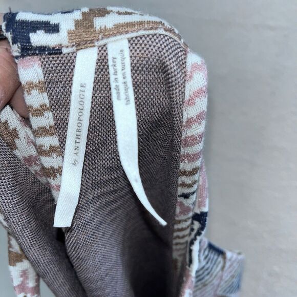 Anthropologie Halter  Racerback Top Geometric Design Women Size Small - Picture 5 of 5